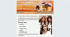 Desktop Screenshot of houston-outcall-massage.com
