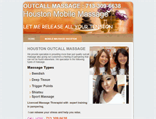 Tablet Screenshot of houston-outcall-massage.com